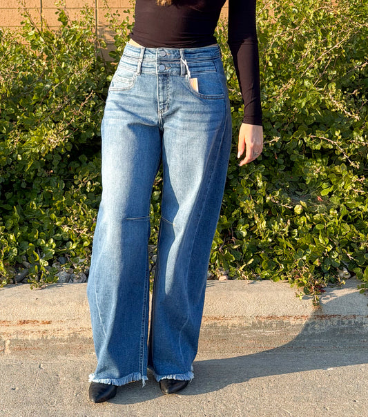 Risen Barrel Jeans