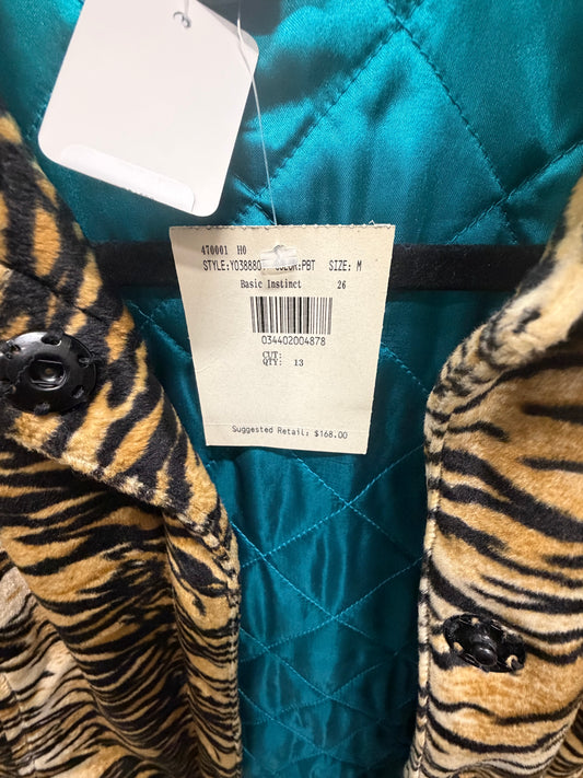 Guess Tiger Print Trench Coat, medium