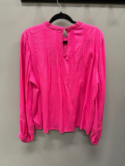 Hot pink Anthropologie Shirt, XL