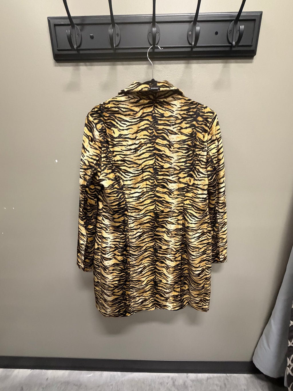 Guess Tiger Print Trench Coat, medium