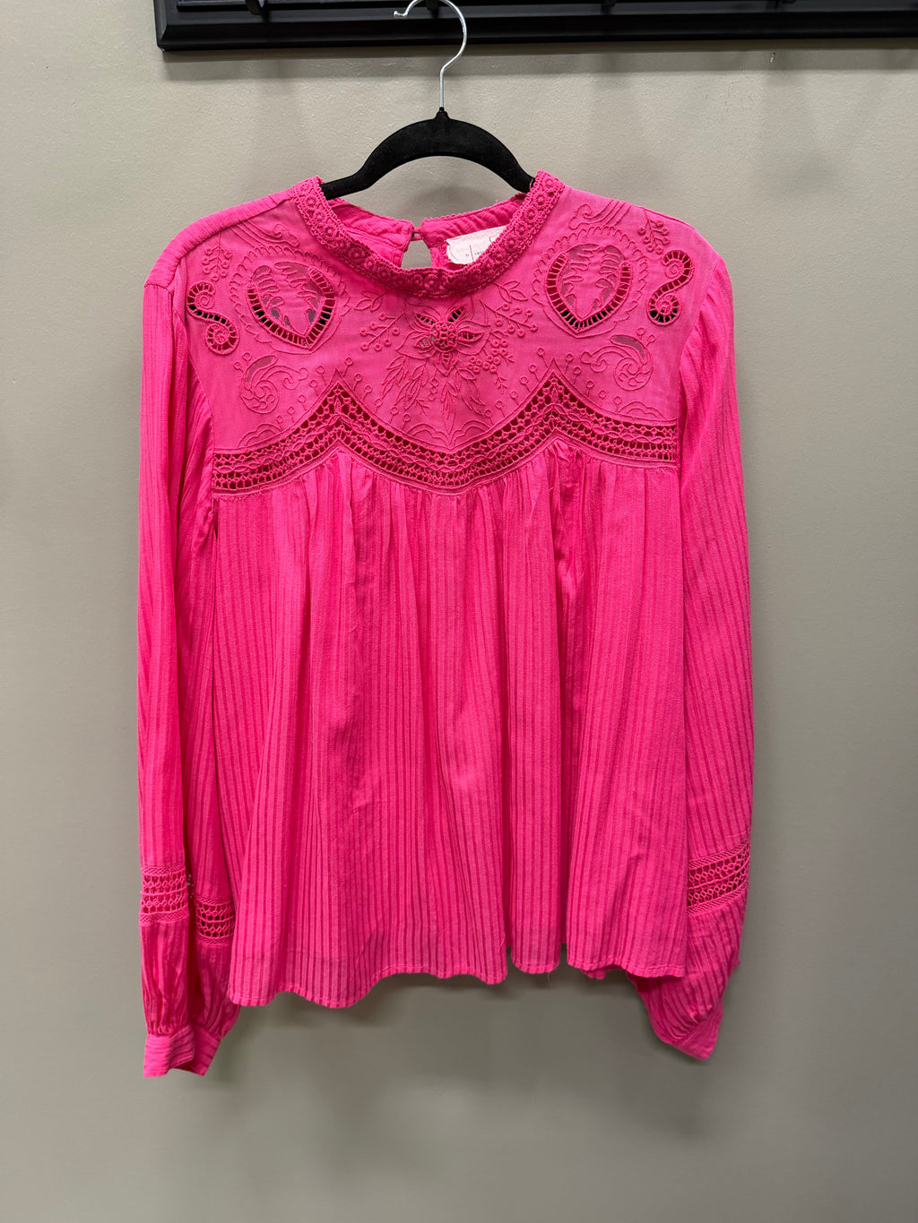 Hot pink Anthropologie Shirt, XL