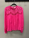 Hot pink Anthropologie Shirt, XL