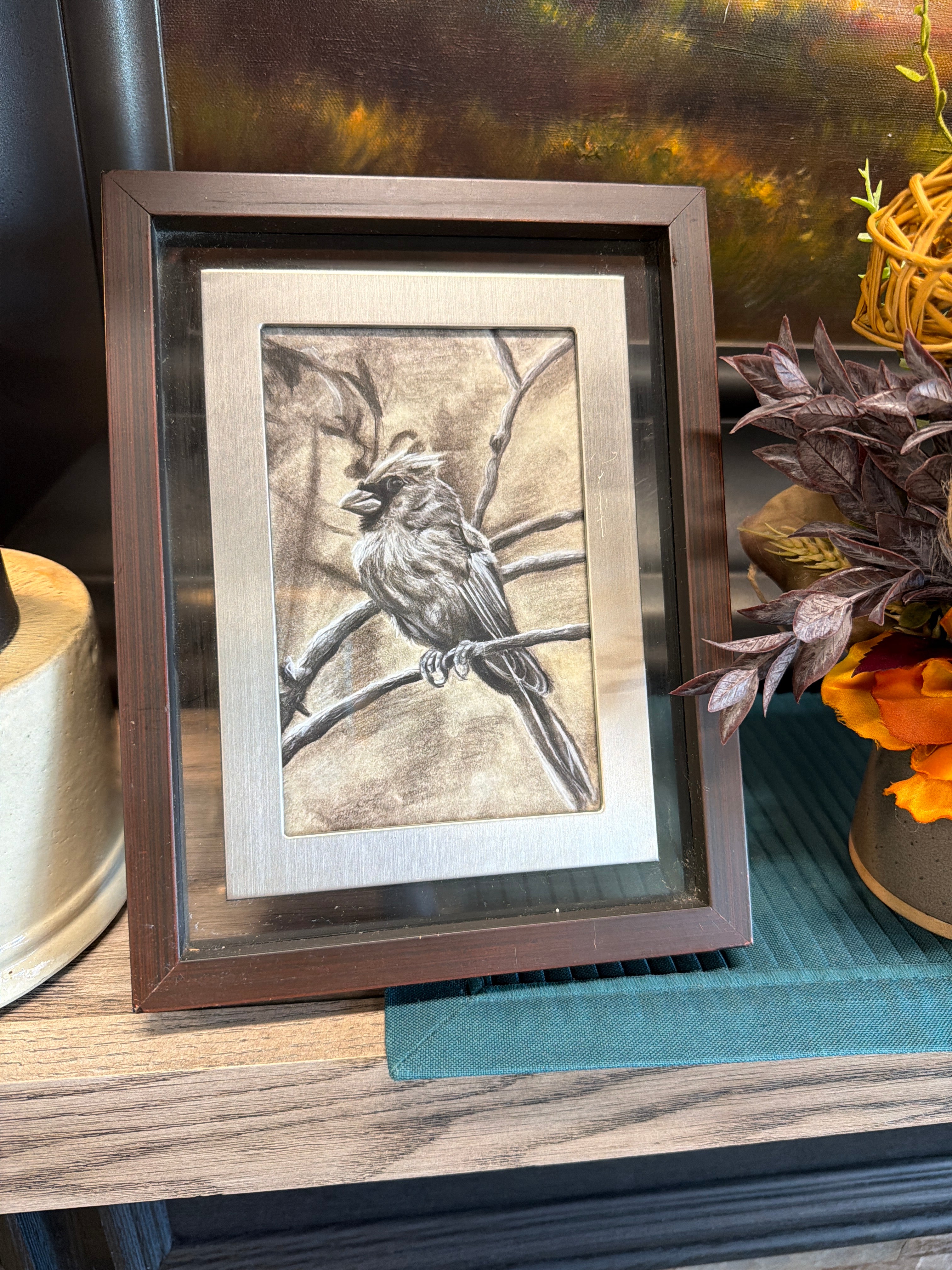 Cardinal Art Framed