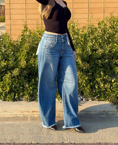Risen Barrel Jeans