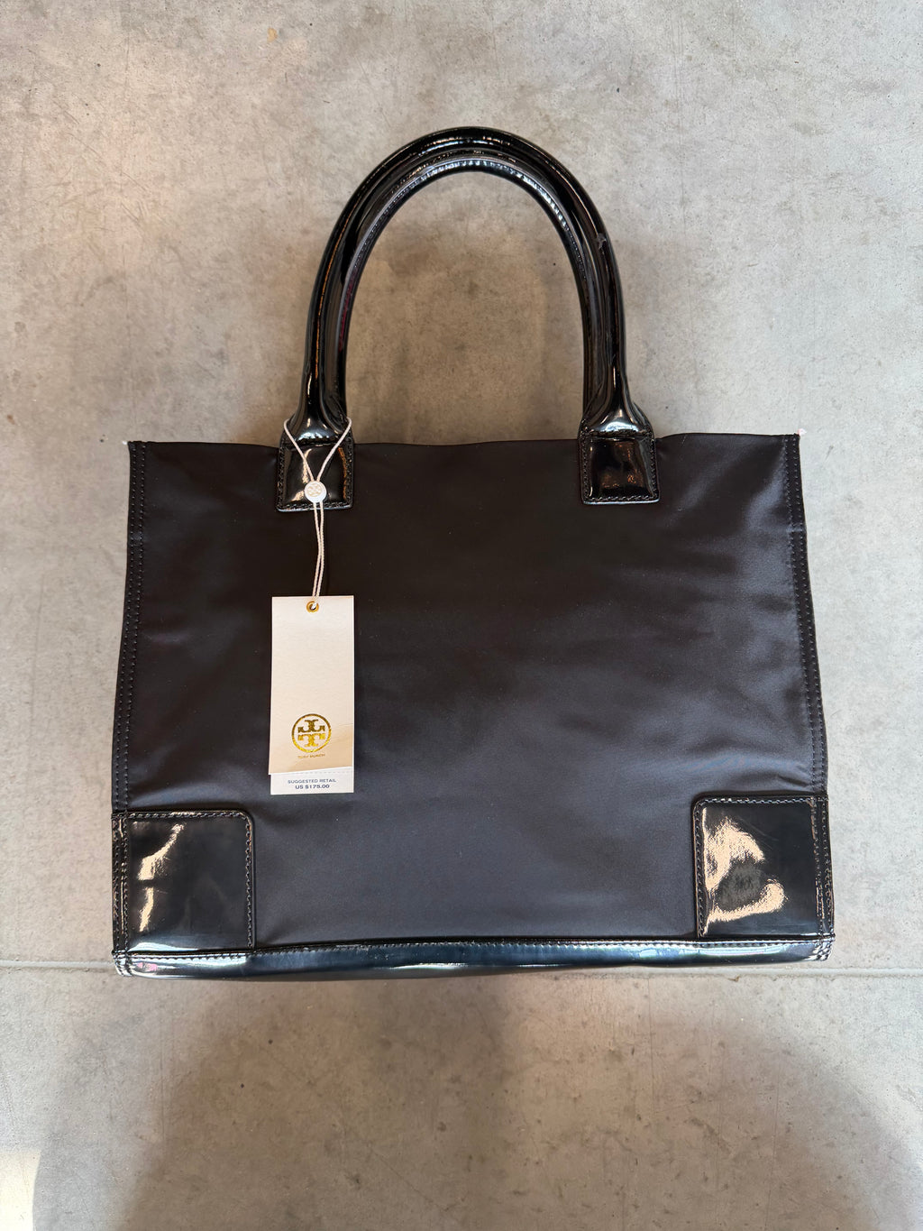 Tory Burch Ella Patent Nylon Tote NWT - Urban Thread