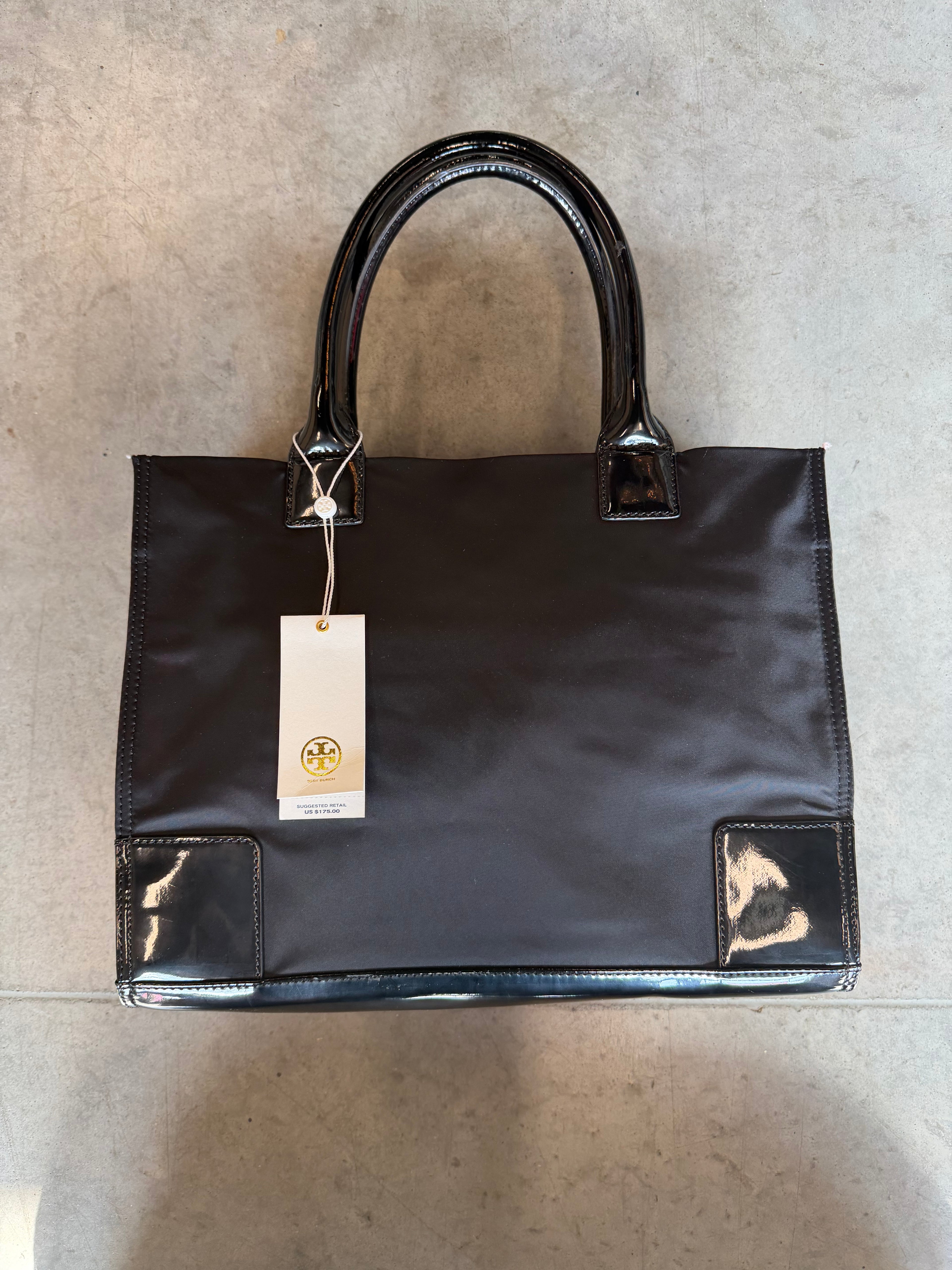 Tory Burch Ella Patent Nylon Tote NWT - Urban Thread