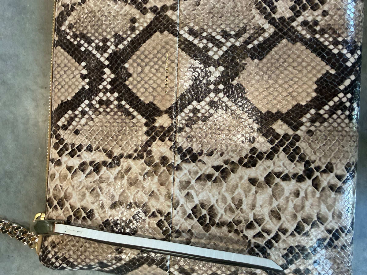 Coach Borough Highline Exotic Snakeskin Top-Handle Bag — NWT, Includes Dust Bag