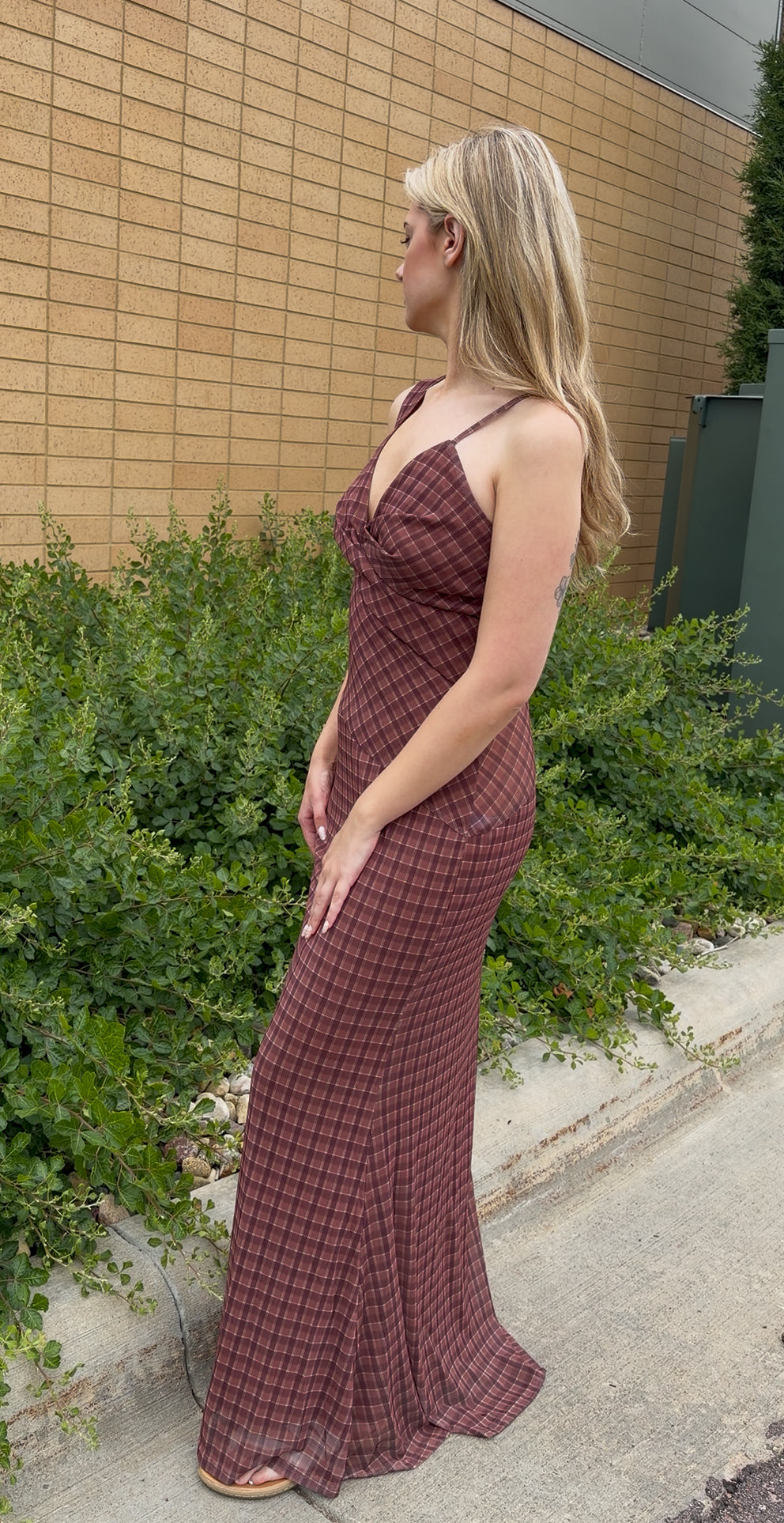 Gingham Dress