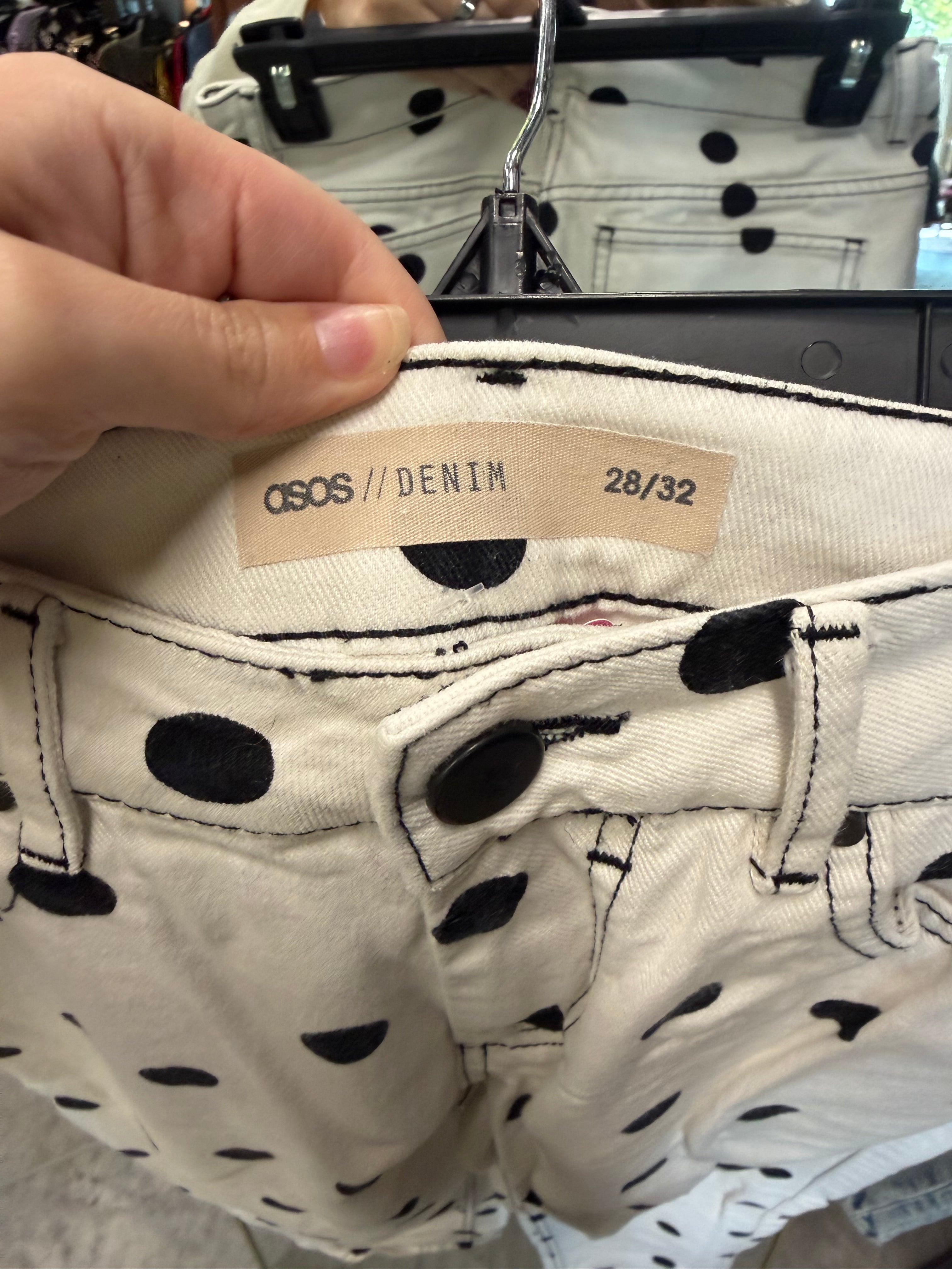 Polka dot asos Jeans, 28/32
