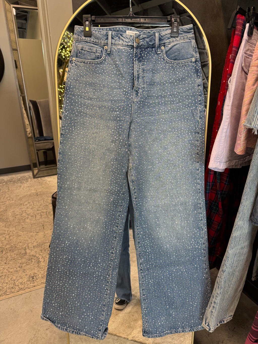 Good American Bedazzled Jeans – Size 6/28 | Pre-Loved