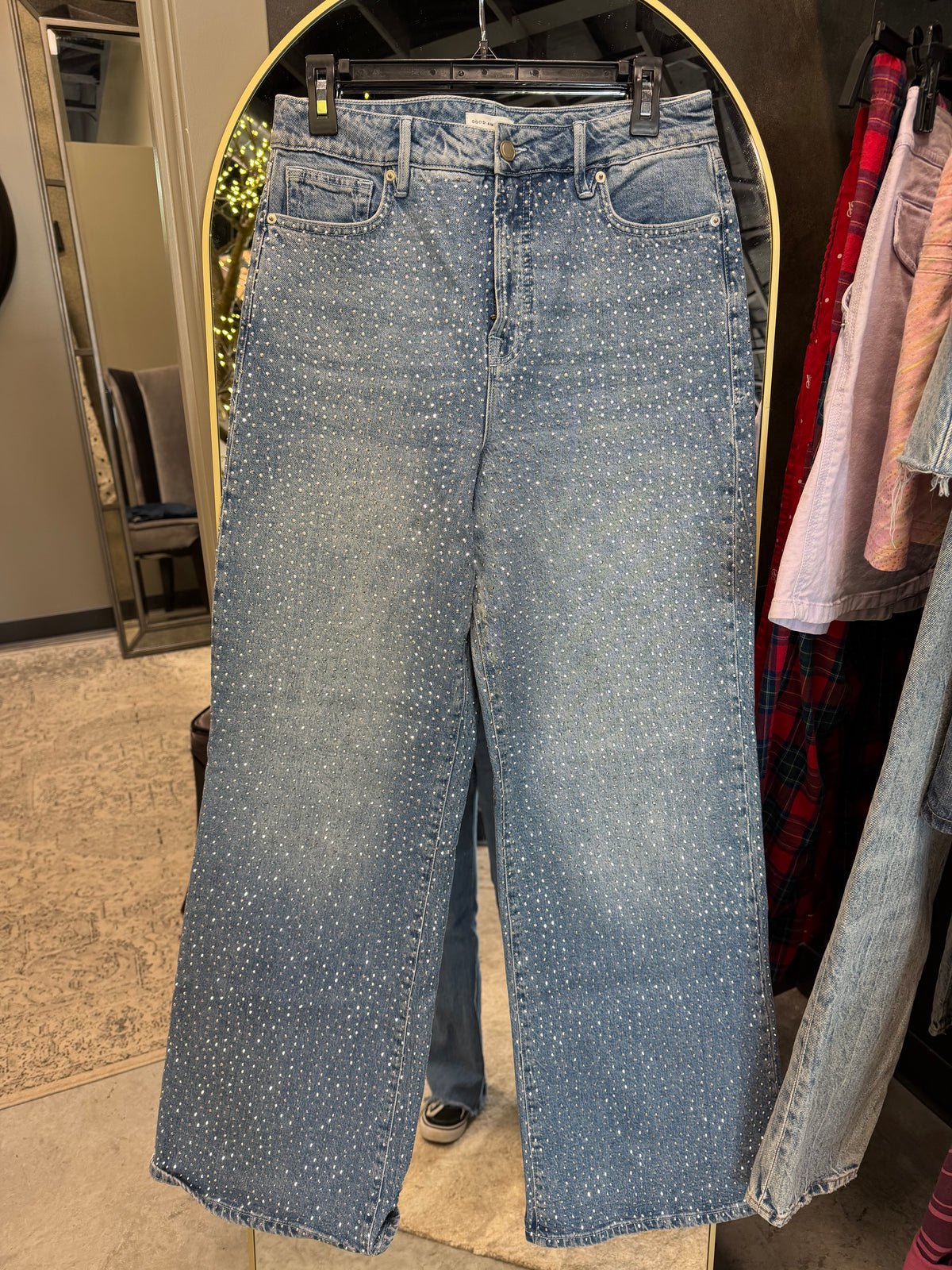 Good American Bedazzled Jeans – Size 6/28 | Pre-Loved