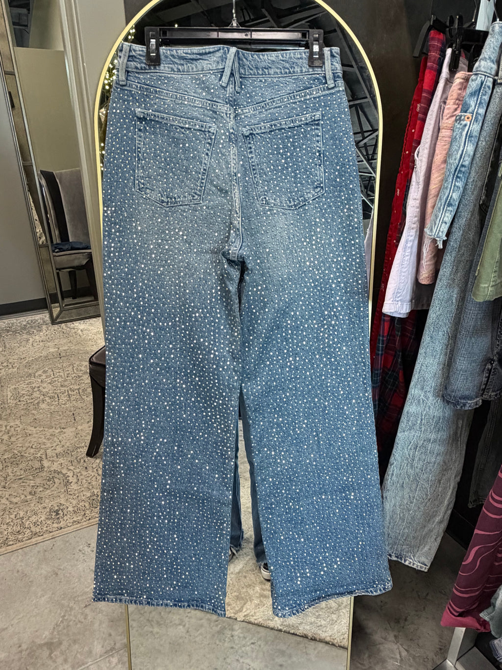 Good American Bedazzled Jeans – Size 6/28 | Pre-Loved