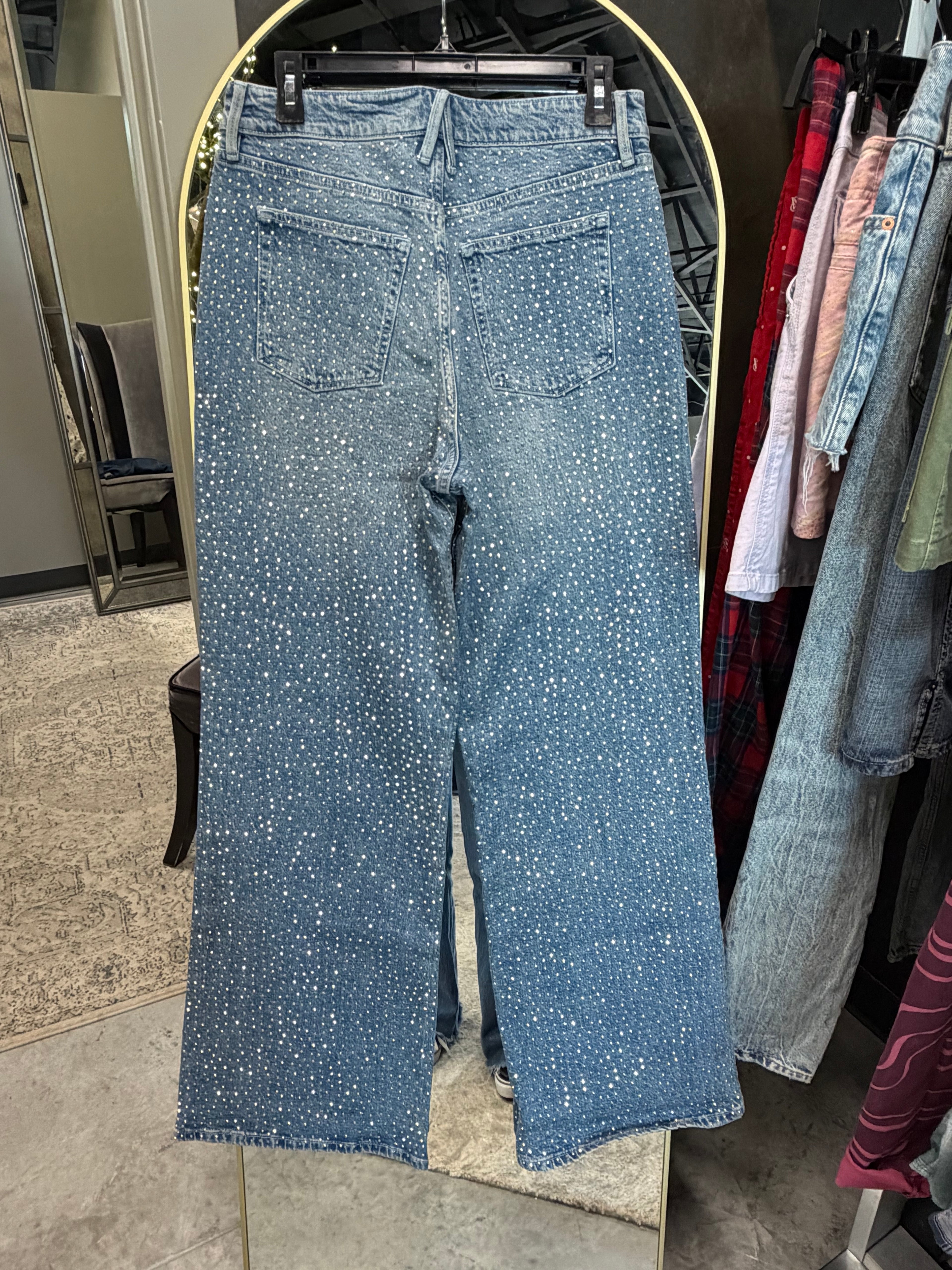 Good American Bedazzled Jeans – Size 6/28 | Pre-Loved