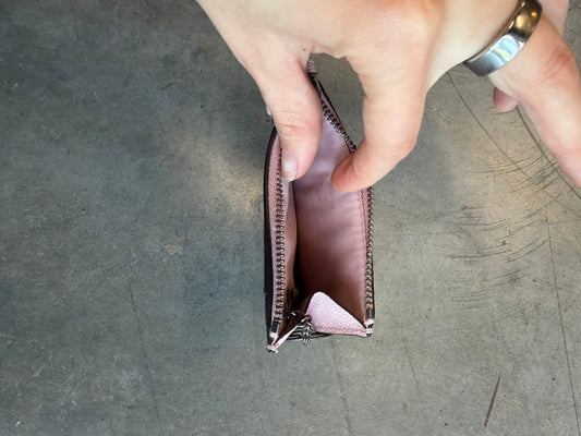 Coach Mini Card Case - Pink - Pre-loved