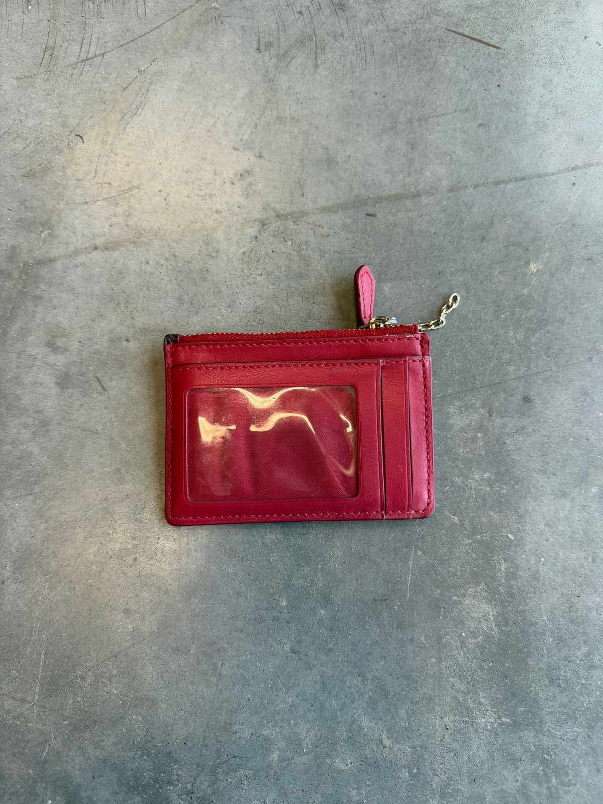 Coach Mini Skinny ID Case - Signature Canvas - Pre-loved