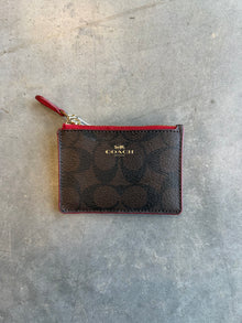 Coach Mini Skinny ID Case - Signature Canvas - Pre-loved