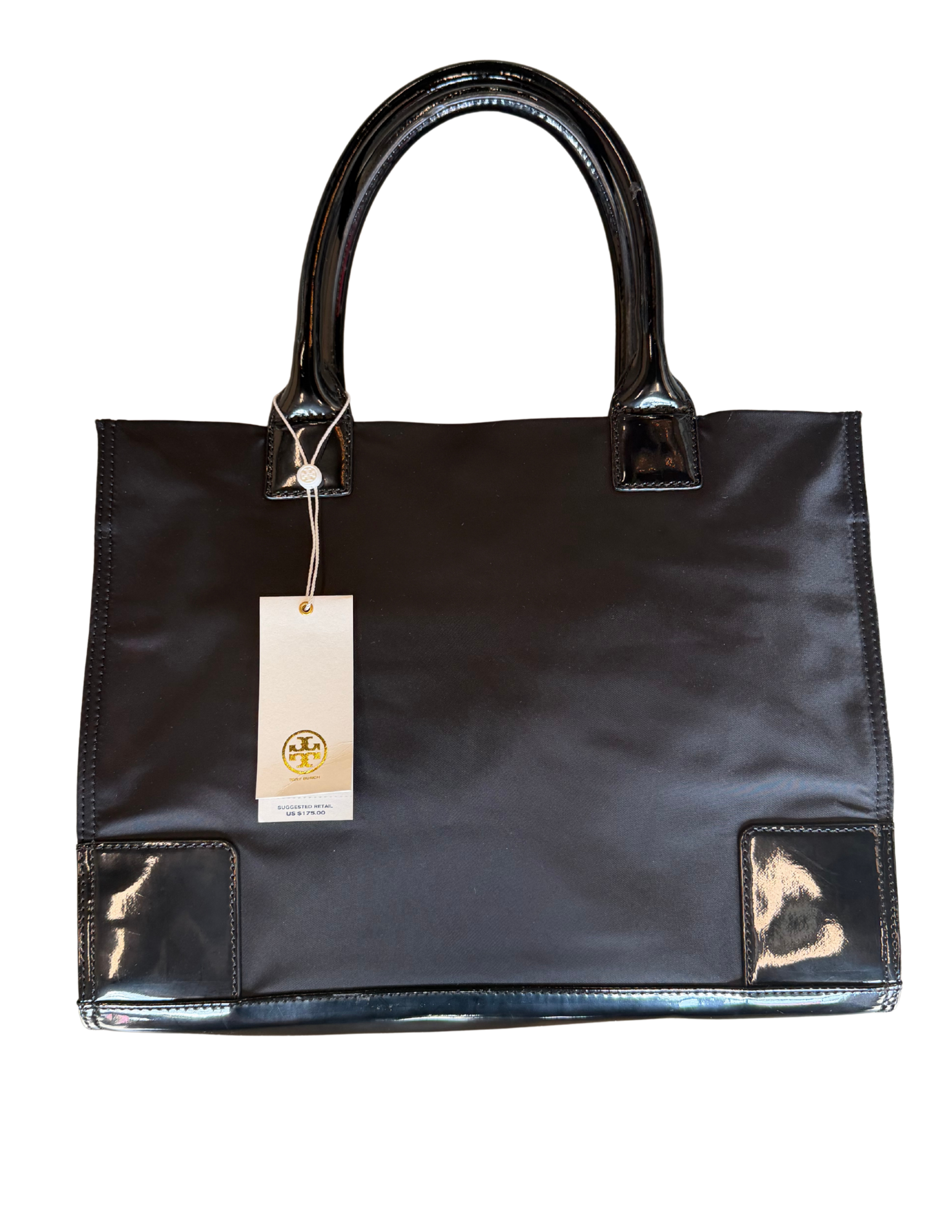 Tory Burch Ella Patent Nylon Tote NWT