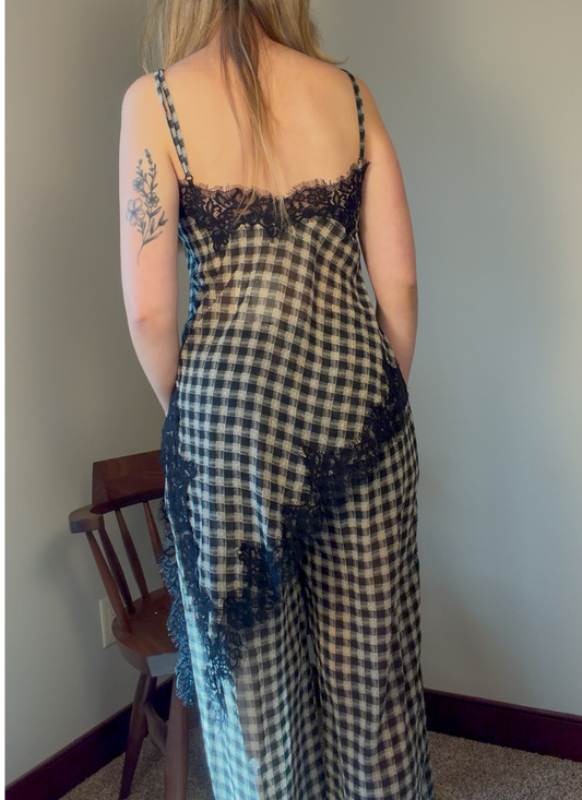 Gingham Set Top