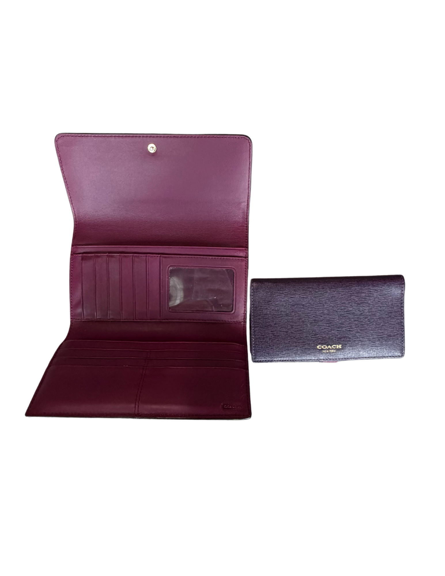 Coach Wallet + Checkbook Cover