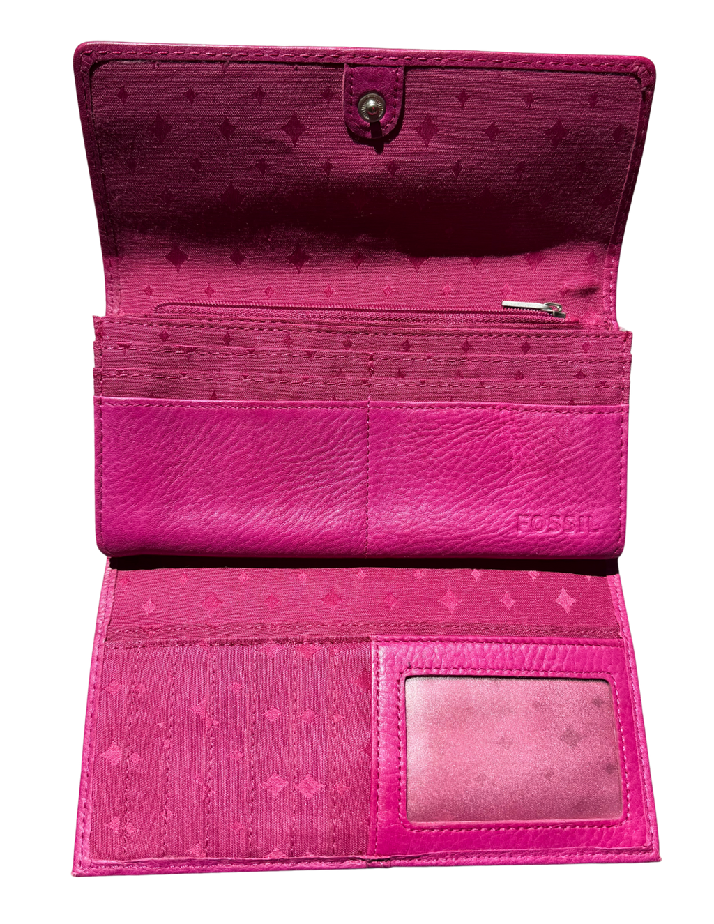 Pink Fossil Wallet