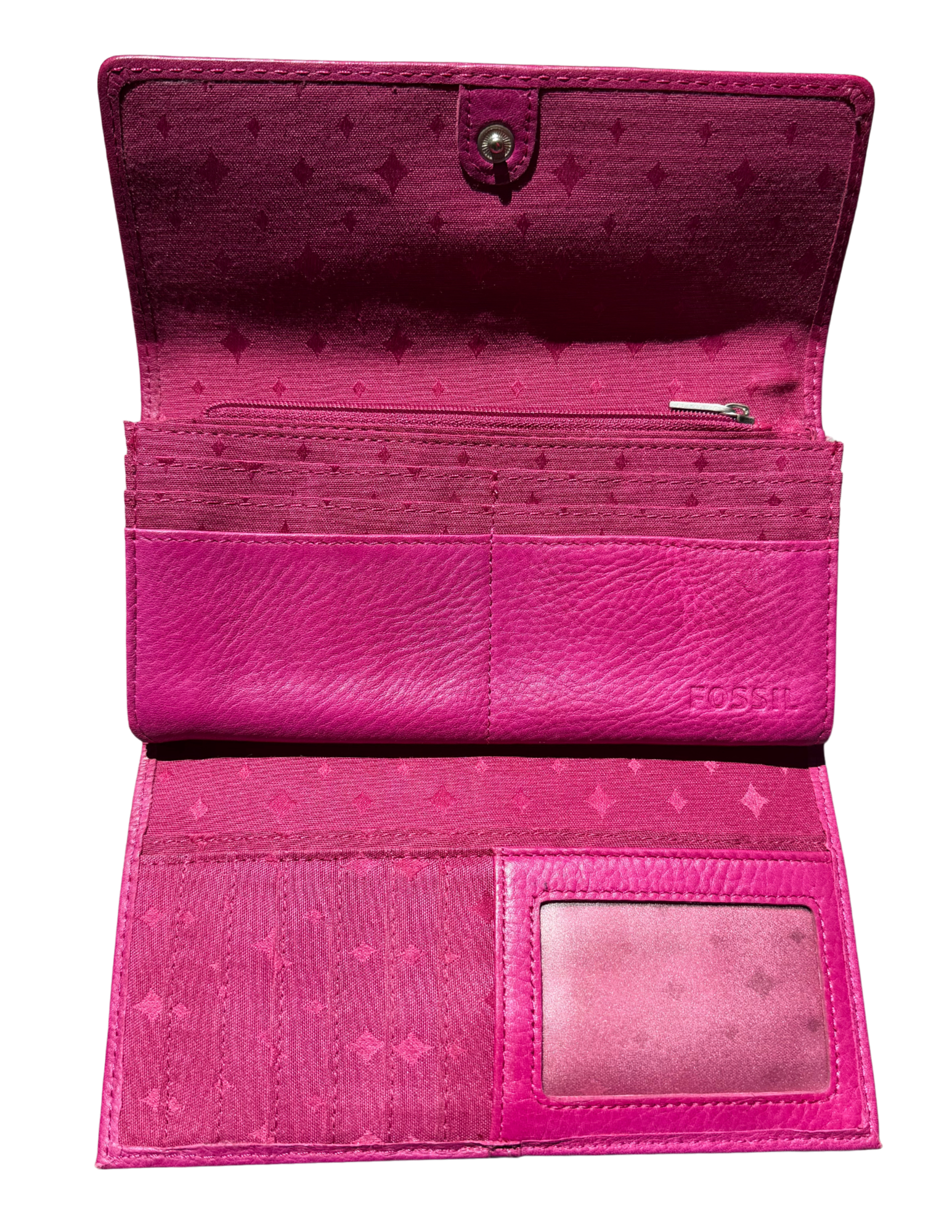 Pink Fossil Wallet