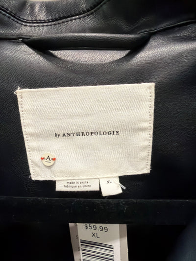 Leather Jacket Anthropologie Jacket, XL