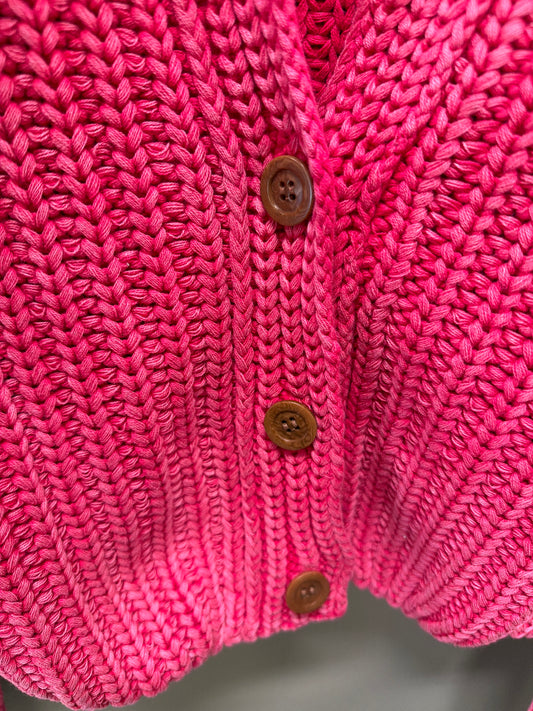 Pink Free People Sweater, Medium