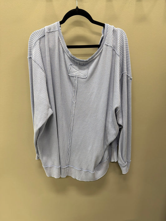 Dusty Blue We The Free sweatshirt, Small