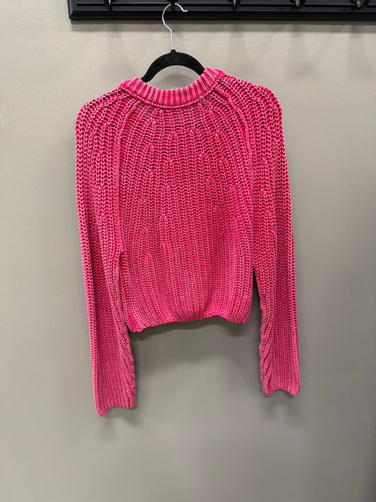 Pink Free People Sweater, Medium