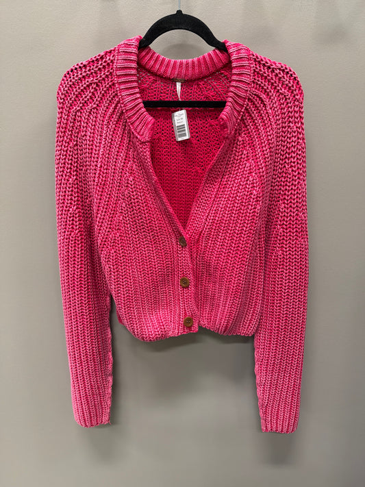 Pink Free People Sweater, Medium