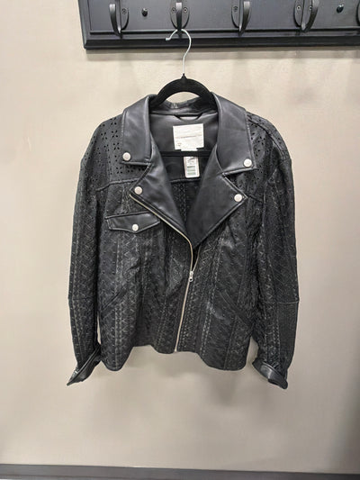 Leather Jacket Anthropologie Jacket, XL