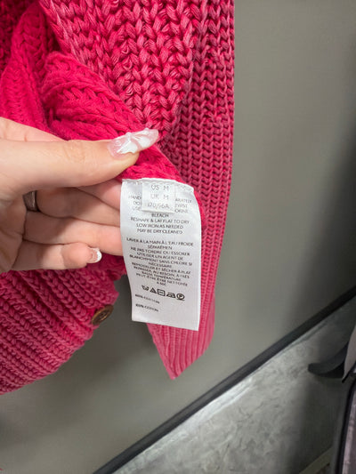 Pink Free People Sweater, Medium