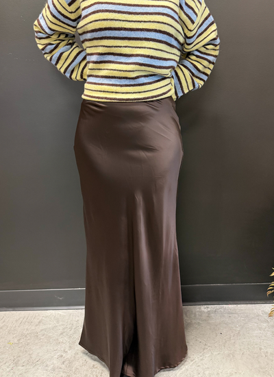 Meet You There Skirt - Brown