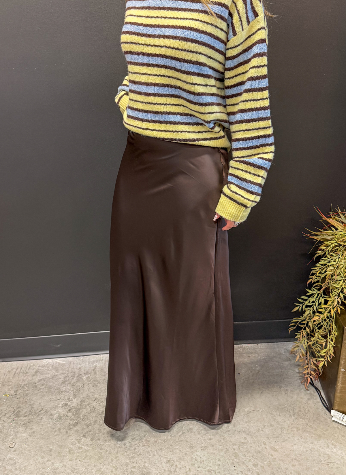 Meet You There Skirt - Brown
